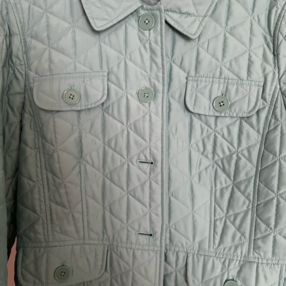 LOFT Aqua Quilted Jacket for Cozy Comfort - Picture 2 of 5